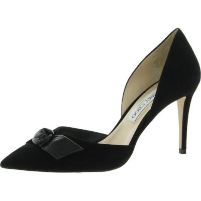 

Женские туфли-лодочки Jimmy Choo Twinkle 85, черные замшевые туфли 39,5, средние (B,M) BHFO 2142, Black/black