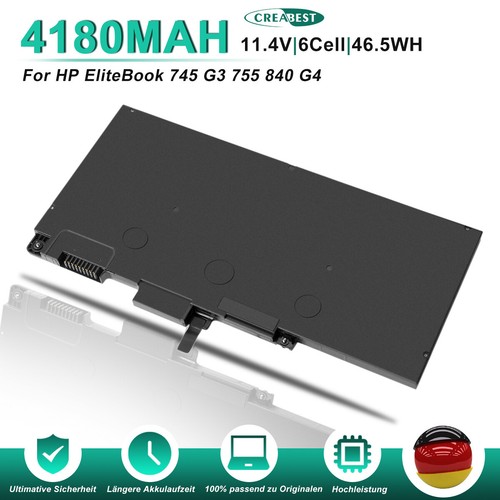 11,4V 48WH CS03XL 800231-141 TA03XL Akku Für HP EliteBook 745 755 840 850 G3 G4