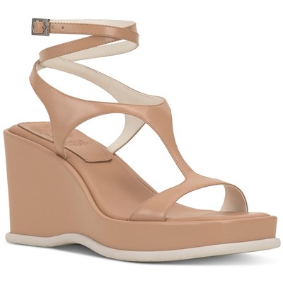Женские босоножки на танкетке Vince Camuto Fetemee коричневого цвета, 9 средних размеров (B,M), BHFO 7013