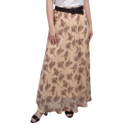 Женская макси-юбка Petites с принтом на подкладке из коллекции NY Collection BHFO 0034