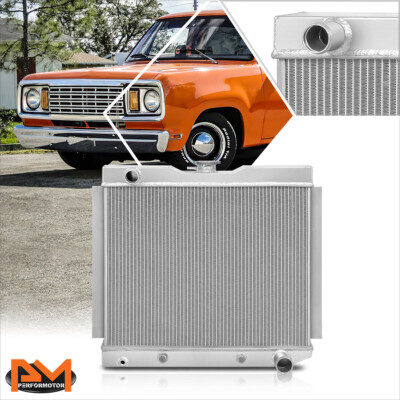 For 71-79 Dodge B/D/W Series Van/Truck /Challenger Aluminum Core 3-Row Radiator