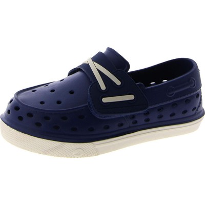 Детские лодочки Sperry Boys Bahama Float синего цвета, 10 см, средний размер (D), для малышей, BHFO 1757