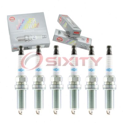 6 pc NGK 96008 DILKAR8K8G Laser Iridium Spark Plugs for Ignition Wire gl