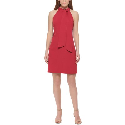 

Женское красное вечернее платье с завязками и бретельками Vince Camuto Petites  BHFO 5759, Berry