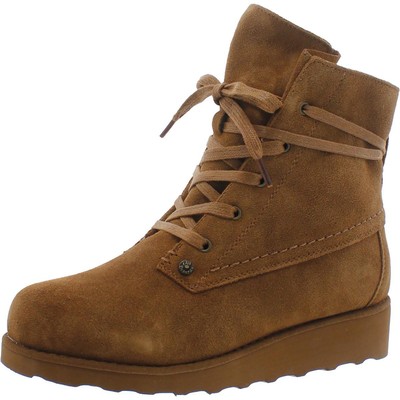Bearpaw/ женские ботильоны на танкетке из войлока Krista Tan 7 среднего размера (B,M) BHFO 8594
