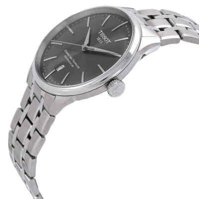 Pre-owned Tissot Chemin Des Tourelles Automatic Grey Dial Men's Watch T139.807.11.061.00