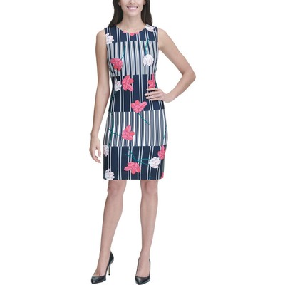 

Tommy Hilfiger Женское темно-синее платье с цветочным принтом для работы с аквалангом  BHFO 7512, Navy multi