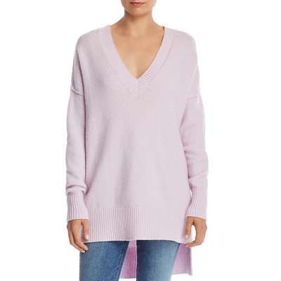 

Женский свободный пуловер Joie Limana розовый с v-образным вырезом  BHFO 4505, Lilac snow