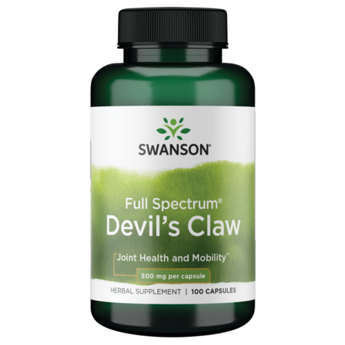 Swanson Devils Claw 500 мг, 100 капсул