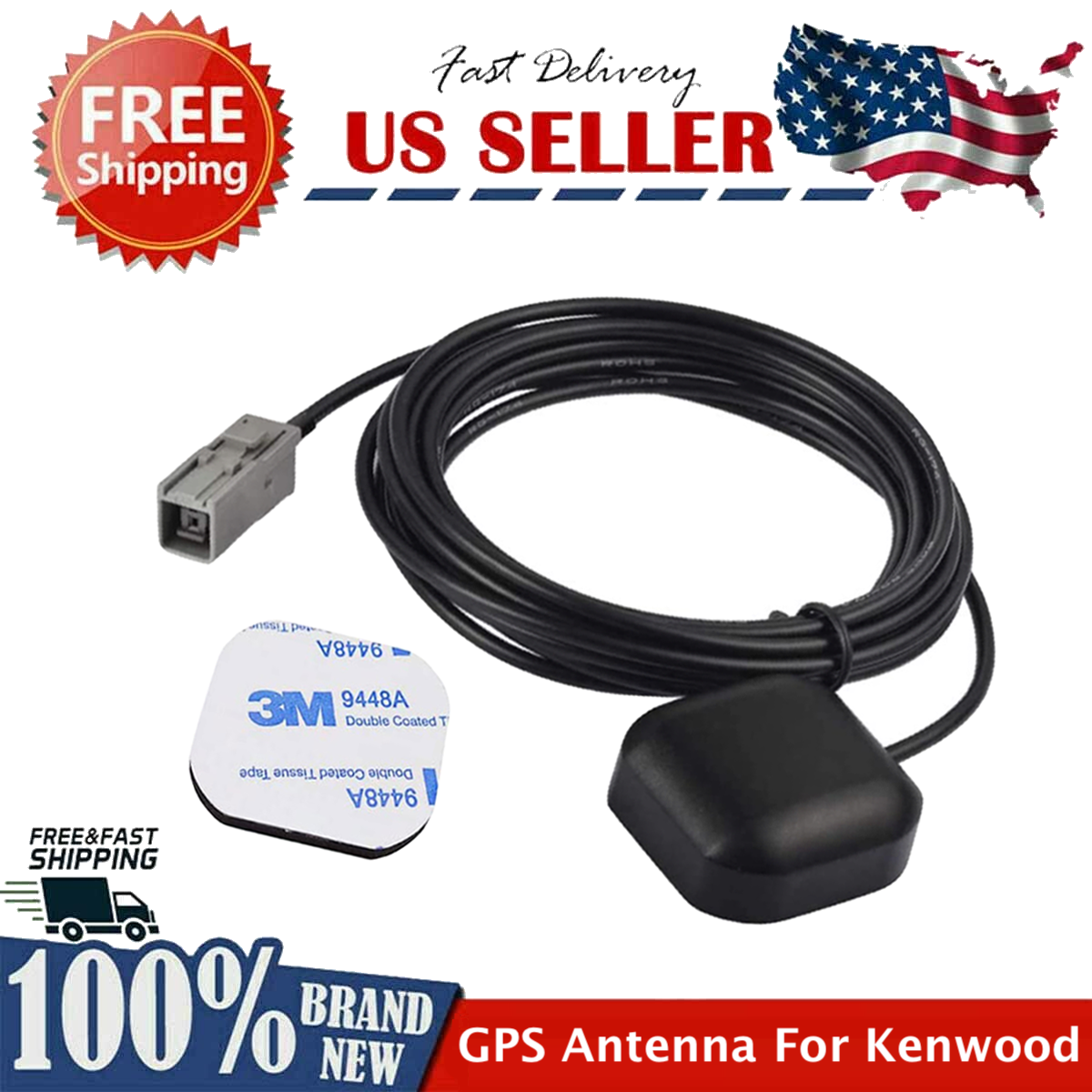 New GPS Navigation Antenna Replacement for KENWOOD DMX9708S