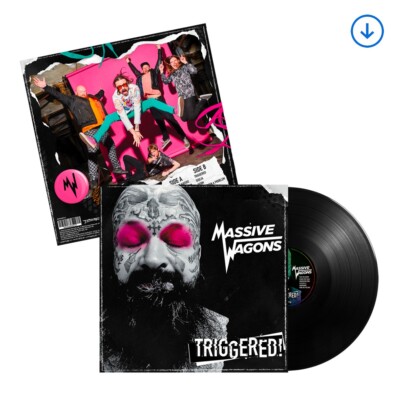 Massive Wagons 'Triggered' Black Vinyl - NEW