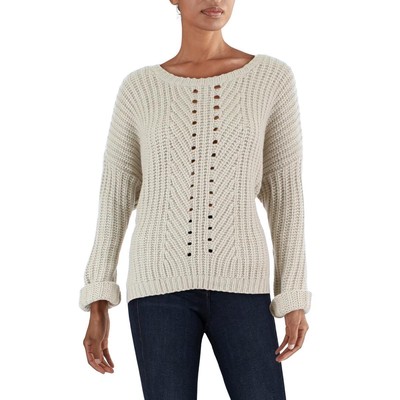 

Eileen Fisher Womens Box Top Светло-коричневый кашемировый свитер с круглым вырезом  BHFO 4572, Tan