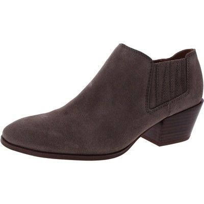 Женские ботильоны-ботильоны Franco Sarto из серой замши Dylann 9.5 Medium (B,M) BHFO 6565