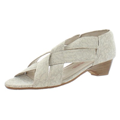 

Женские бежевые классические сандалии Amalfi by Rangoni Desio 6.5 Medium (B,M) BHFO 2838, Бежевый, Desio