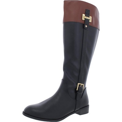 

Женские сапоги до колена Karen Scott Deliee, черные, 8,5, средние (B,M) BHFO 0776, Black/cognac, Deliee