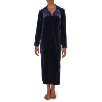 Lauren Ralph Lauren Womens Velvet Caftan Long Robe Loungewear BHFO 4065