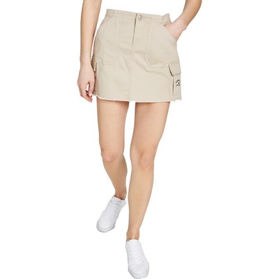 Женская бежевая джинсовая юбка-карго с потертым низом Tommy Jeans XL BHFO 6188