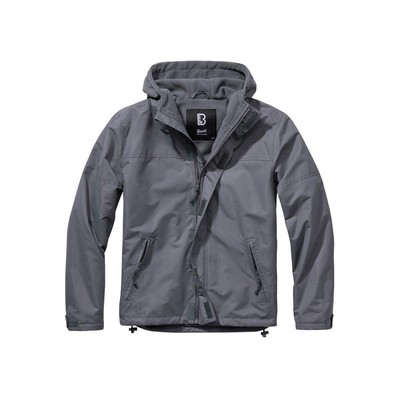Brandit Windbreaker Frontzip Jacket Fleece Wind and Water Resistant + Hood