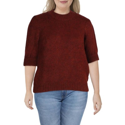 Vero Moda Женский красный свитер с воротником-фонариком и пышными рукавами Diana XL BHFO 9981