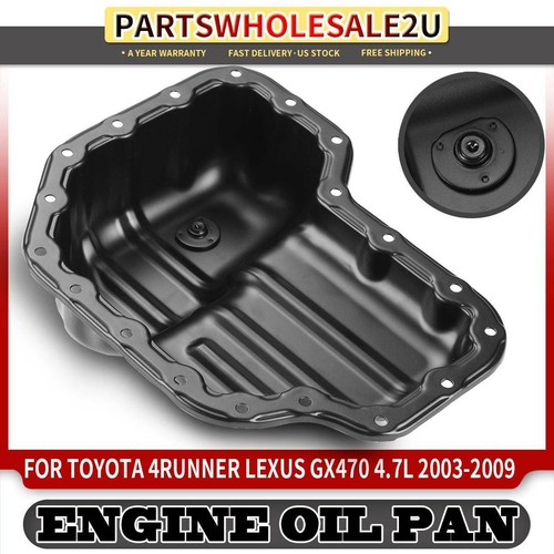 Lower Engine Oil Pan Sump for Toyota 4Runner Lexus GX470 V8 4.7L 2003-2009 Gas