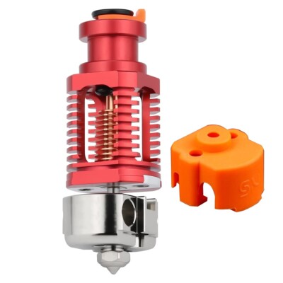Red Lizard k1 V6 Dragon Hotend Plated Copper Nozzle Block Compatible with Voron