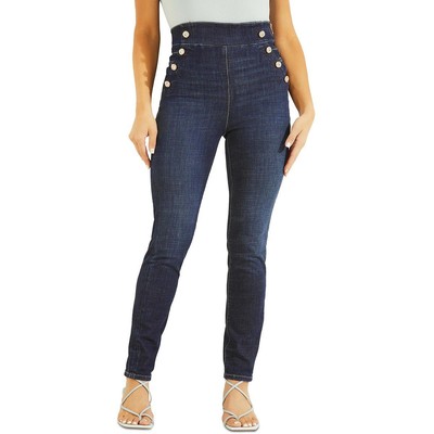 Guess Womens Gwenny Denim Sailor Stretch Skinny Jeans BHFO 2021