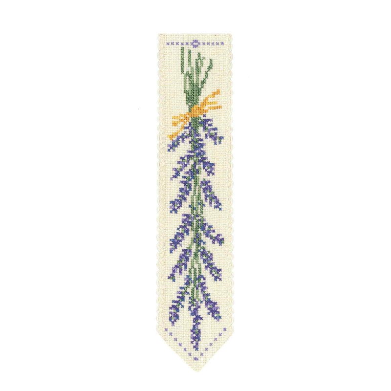 Le Bonheur des Dames bookmark counted cross stitch kit "Lavender",