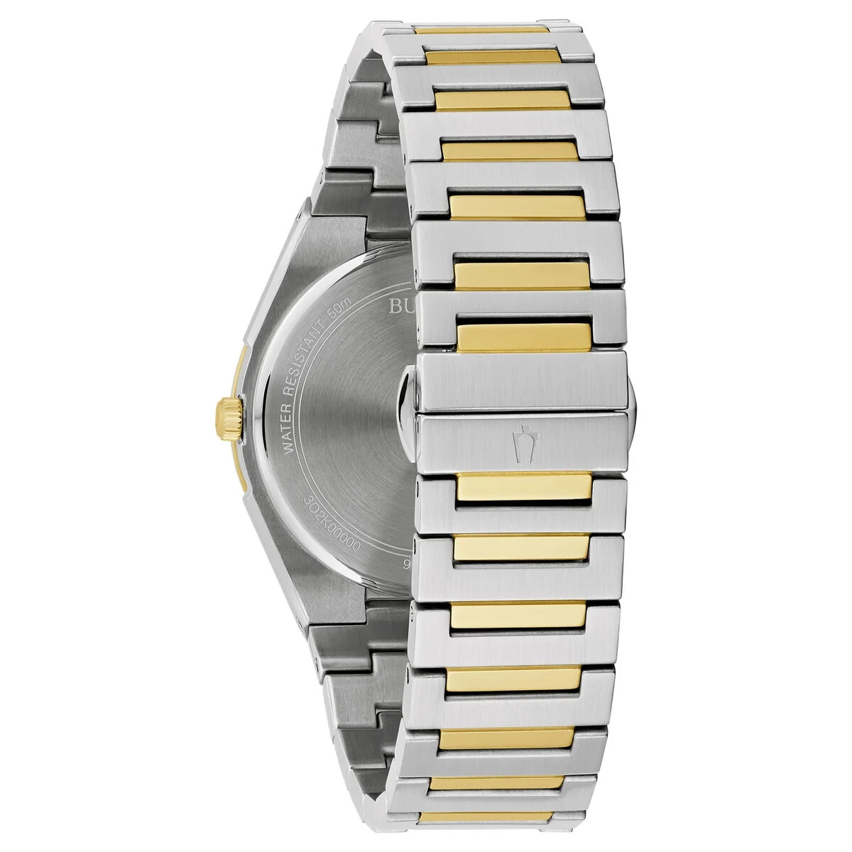 Pre-owned Bulova Classic Two-tone Stainless Steel Quartz Men's Watch 98b424