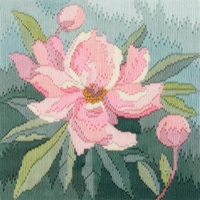 Bothy Threads counted Long Stitch Kit ''Peony '', 20.5x21.5cm, DWLSPY