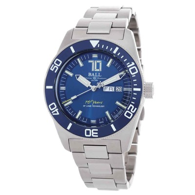 Pre-owned Ball Engineer Master Ii Automatic Blue Dial Men's Watch Dm3308a-s3-be