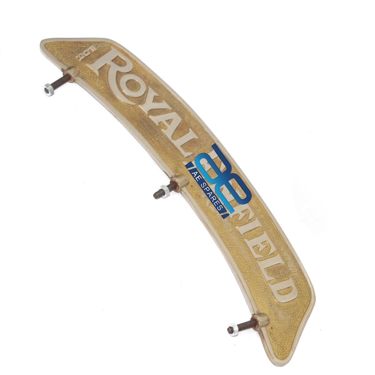 Front Mudguard License Number Plate Brass For Royal Enfield Early Model  