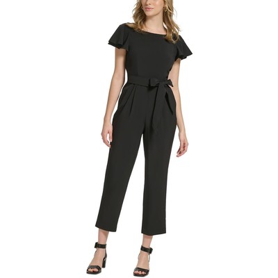 Женский черный плиссированный комбинезон Calvin Klein 16 BHFO 3400