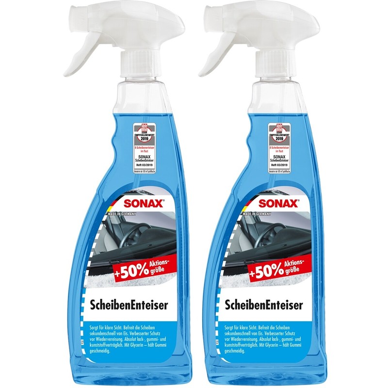 Scheibenenteiser 2 X 750 Ml Sonax Scheiben Enteiser, Defroster Spray