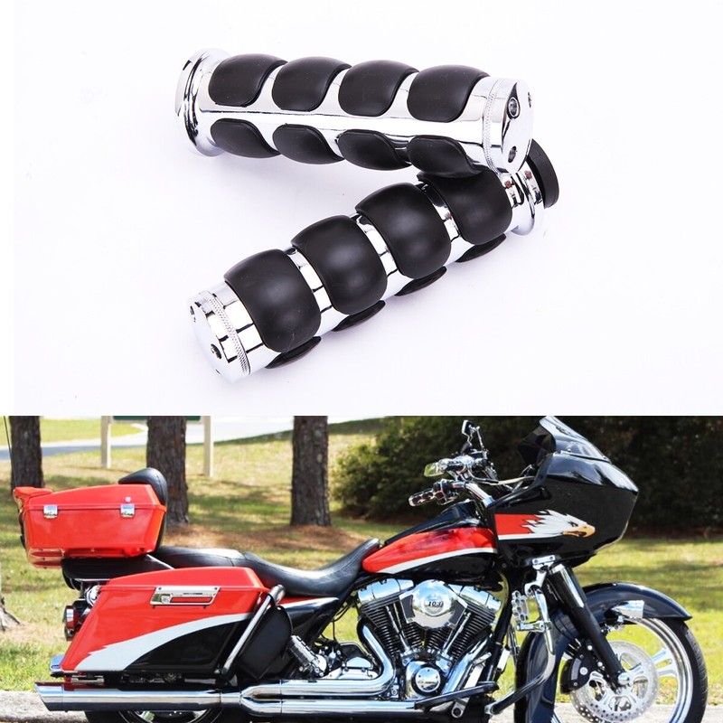 1" Handle Bar Hand Grips For Harley Touring Electra Glide Ultra Classic FLHTC US