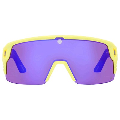 Spy MONOLITH 5050 Happy Bronze with purple Spectra Mirror Shield Unisex