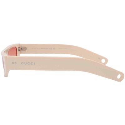 Pre-owned Gucci Red Browline Ladies Sunglasses Gg1634s 005 51 Gg1634s 005 51