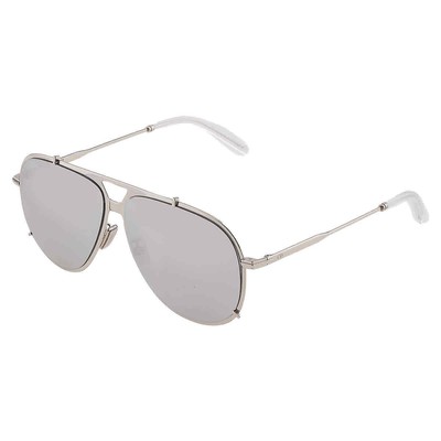 Pre-owned Dior Smoke Mirror Pilot Men's Sunglasses Blacksuit A3f F0a4 Dm40143f 16c 61 In Gray