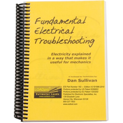 Fundamental Electrical Troubleshooting Book ESI182 Brand New!