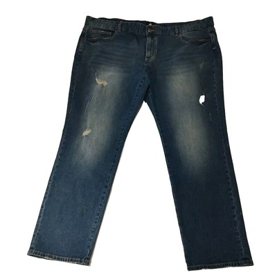 Winston 32'' Bootcut Occidental Bleu Jeans Homme Taille 50/48