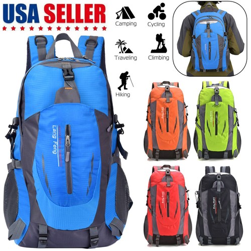 36L Nylon Travel Backpack Waterproof Outdoor Rucksack Men Ca