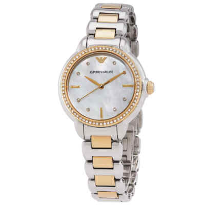 Женские часы с кристаллами кварца Emporio Armani Mia AR11524