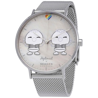 Skagen Aaren Brides Quartz White MOP Dial Ladies Watch SKW3002