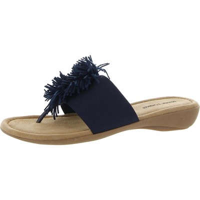 Женские сандалии-стринги Minnetonka Tricia Navy, ширина 9 (C,D,W) BHFO 1742