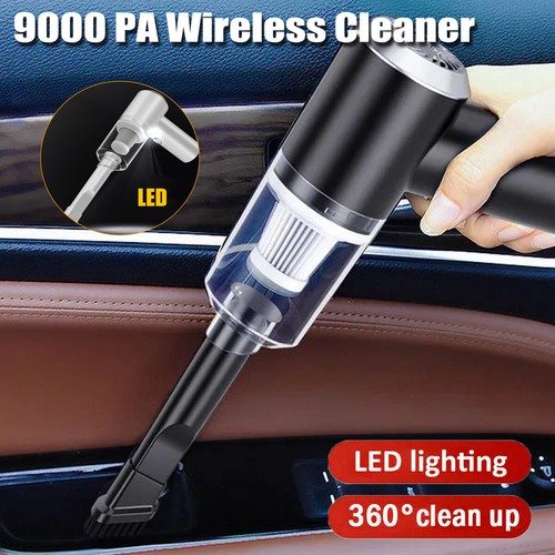Wireless Vacuum Cleaner Car Handheld Vaccum Powerful Suction USB Rechargeable E