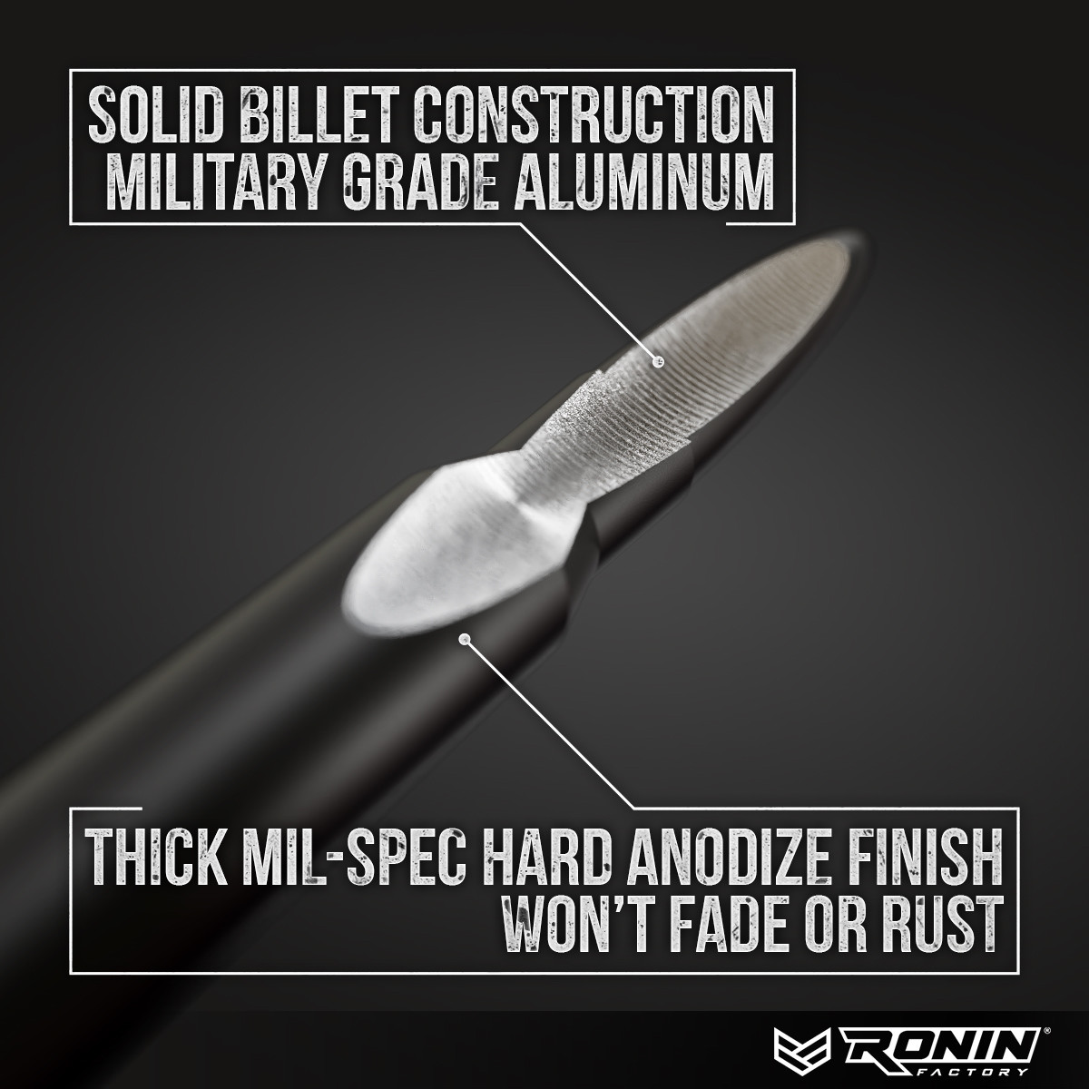 BULLET ANTENNA FORD F150 RAPTOR BRONCO ANTI-THEFT DESIGN 50 CALIBER