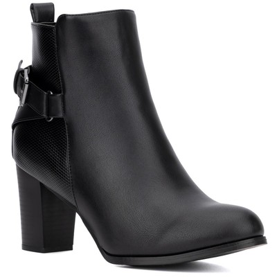 Женские ботильоны New York & Company Andra черного цвета, 7 средних размеров (B,M), BHFO 5709