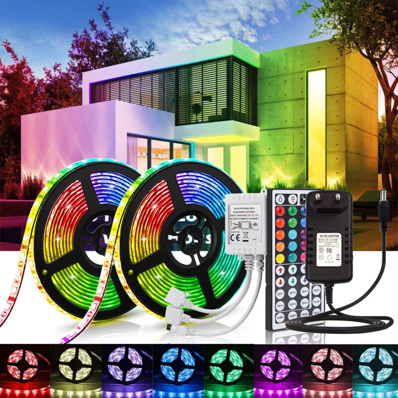 5050 LED Stripe Streifen RGB Leiste COB Lichtband Wasserdicht Lichterkette 1-30m