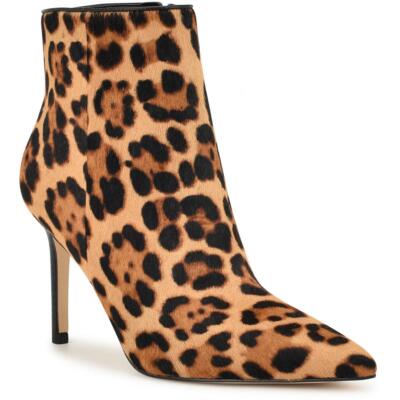 Женские ботильоны с острым носком Nine West Womens Gabria 5 из воловьей кожи с острым носком BHFO 0275