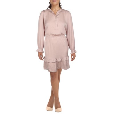 

Женское розовое атласное платье длиной до колена Tommy Hilfiger  BHFO 0100, Bermuda pink