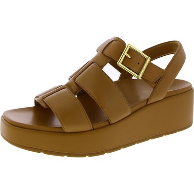 Женские босоножки на танкетке Delano Tan из коричневой кожи Vionic 7 Medium (B,M) BHFO 2692